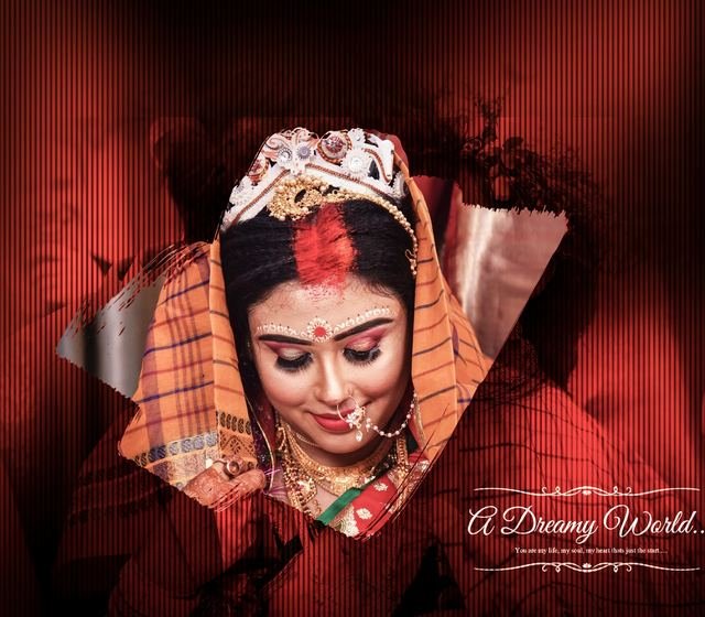 Bengali Bridal Portrait by Sen Photography by Sen Photography, Kolkata
